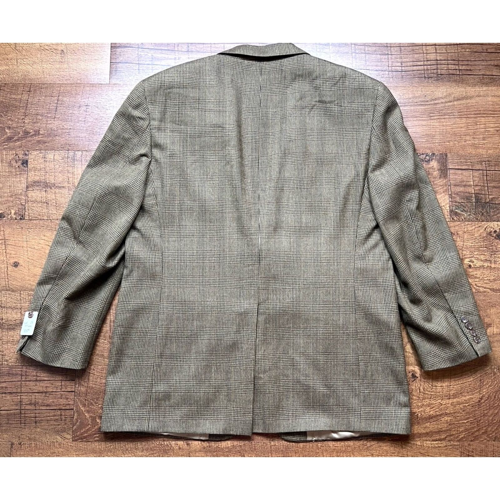 Brooks Brothers VINTAGE Brooks Brothers Blazer Mens 44R Brown Striped Plaid Jacket Coat USA Size 44R - 4 Thumbnail