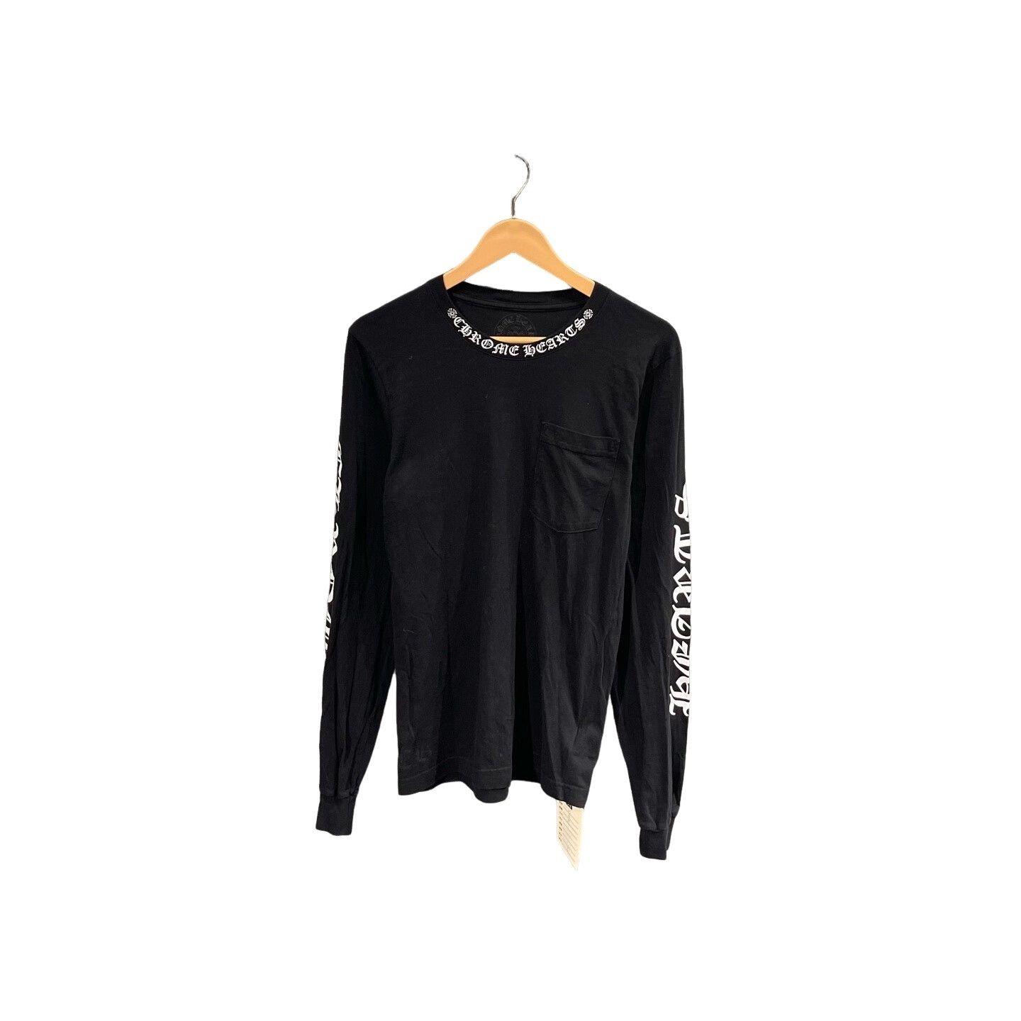 Chrome Hearts CHROME HEARTS Back Scroll Label Logo Long Tee | Grailed