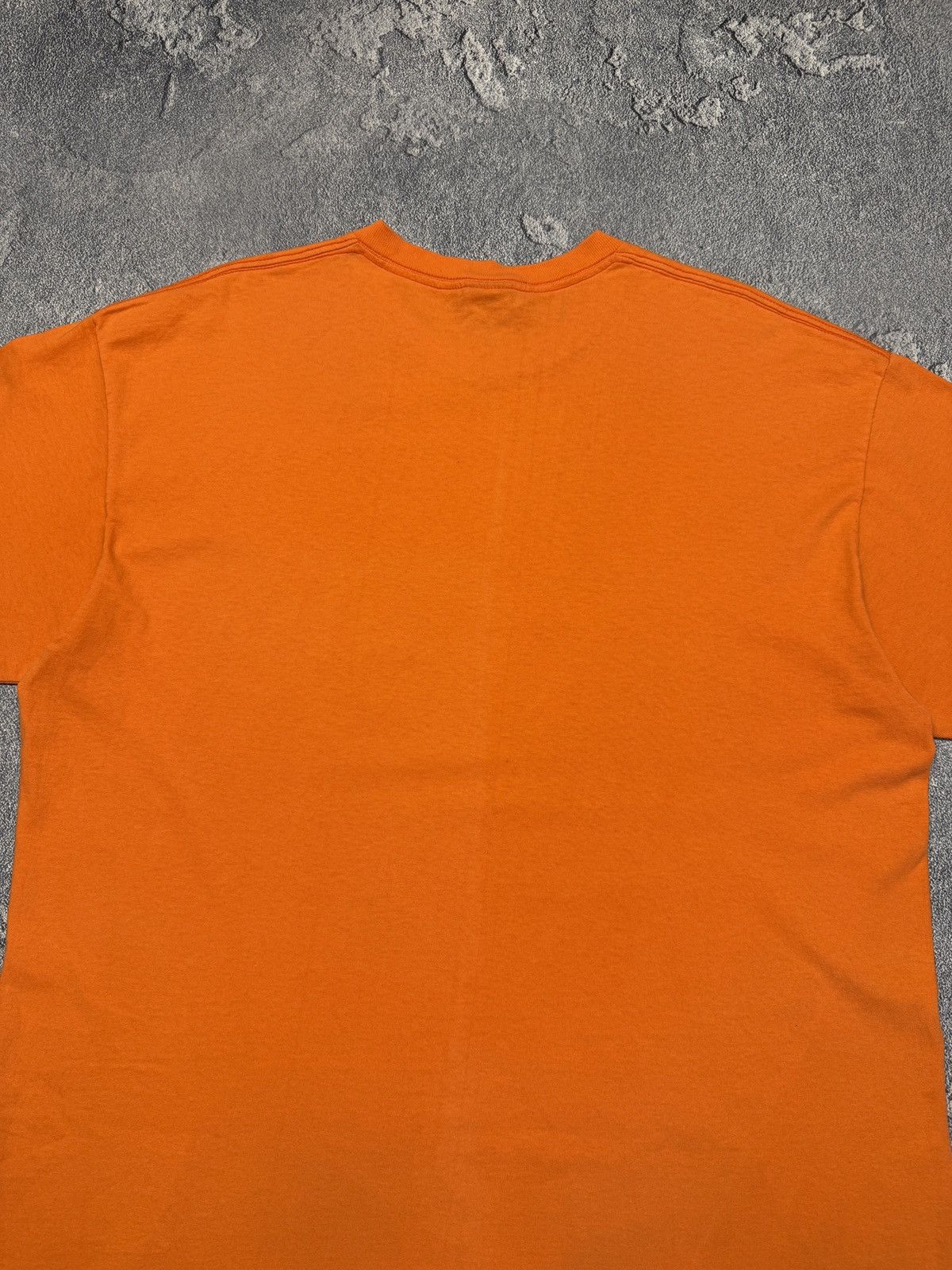 Stussy Vintage Stussy Big Logo Y2K Orange Sk8 T-Shirt Tee Size US XL / EU 56 / 4 - 8 Thumbnail