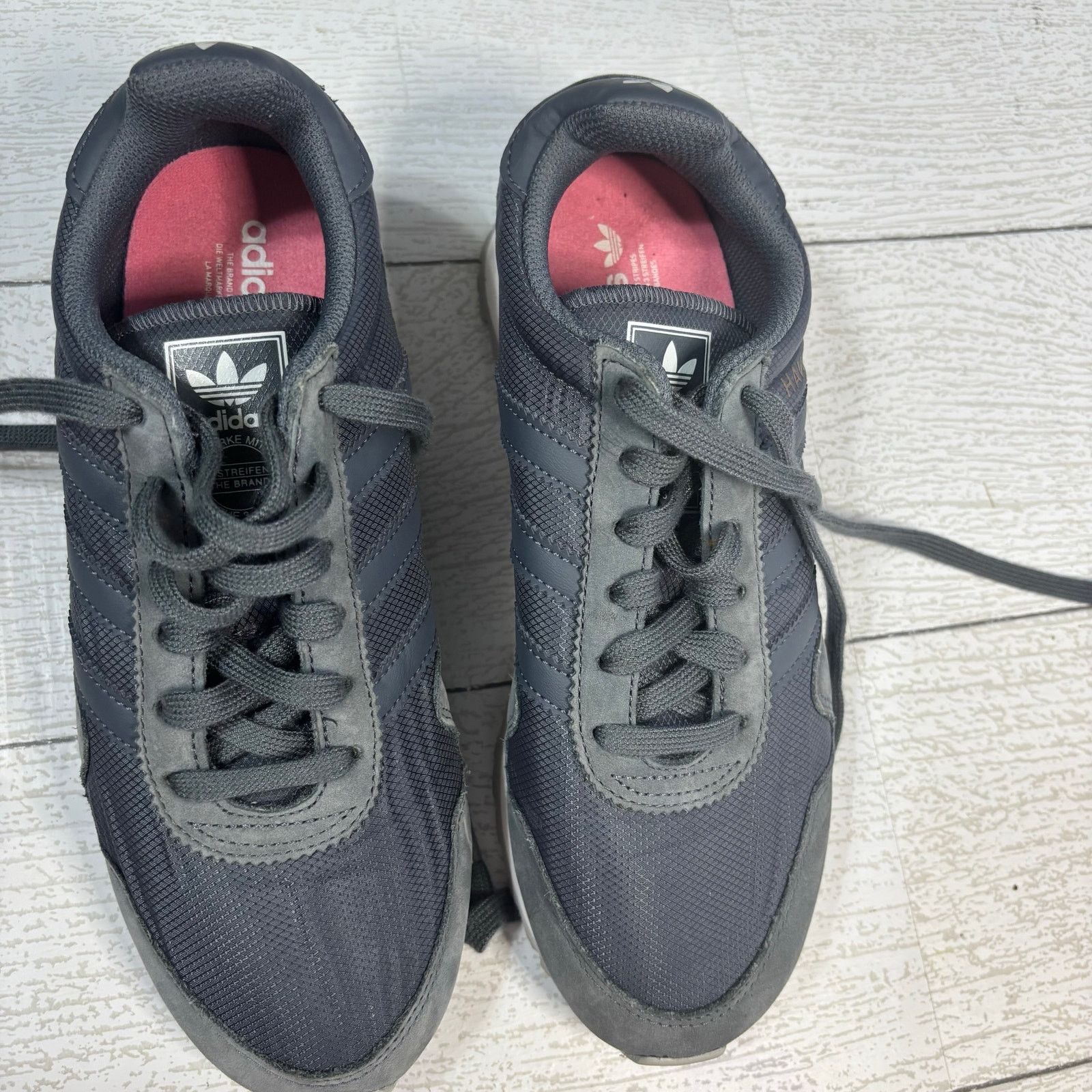 Adidas adidas Haven Gray Suede Sneakers Women’s 6 Size US 6 / IT 36 - 1 Thumbnail