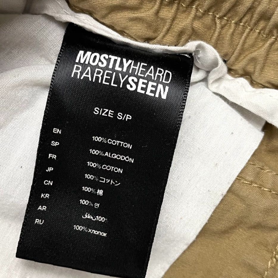 Mostly Heard Rarely Seen Mostly Heard Rarely Seen Cargo Pants Men Small Brown 5-Pocket Utility Pockets Drop Crotch Size US 29 - 3 Thumbnail