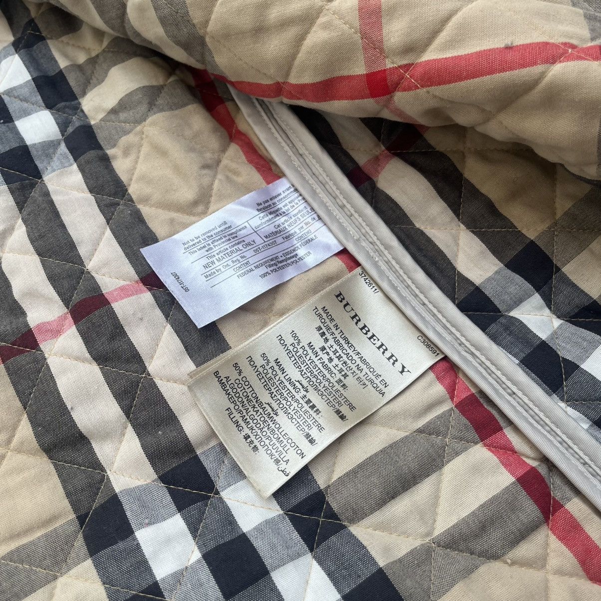Burberry Burberry Brit Quilted Jacket – Nova Check Lining – Beige Size M / US 6-8 / IT 42-44 - 16 Thumbnail