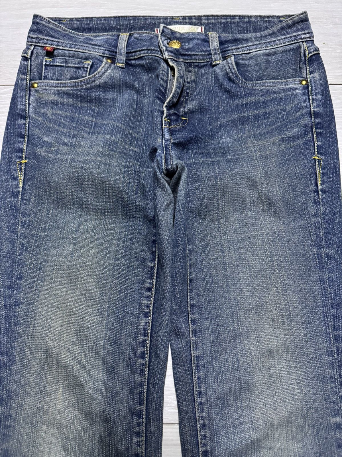 Vintage Woman Jeans Georgia Love Flare Bootcut Jeans Size US 28 / EU 44 - 3 Thumbnail