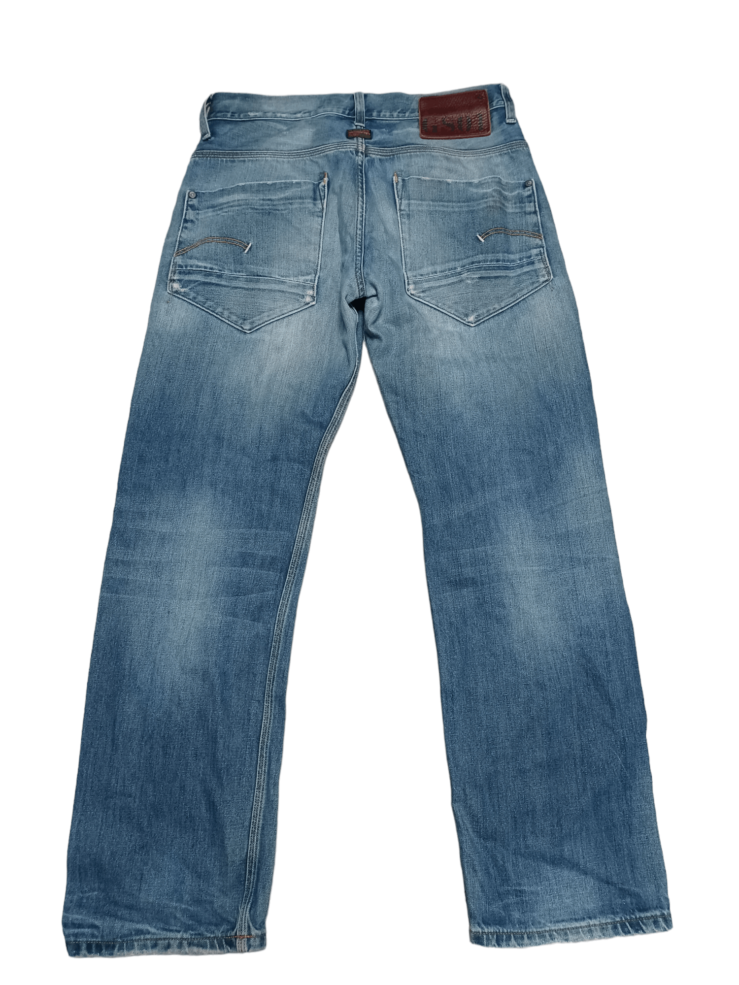 G-Star G STAR RAW DISTRESSED 3301 W32 L32 JEANS DENIM Size US 32 / EU 48 - 3 Thumbnail