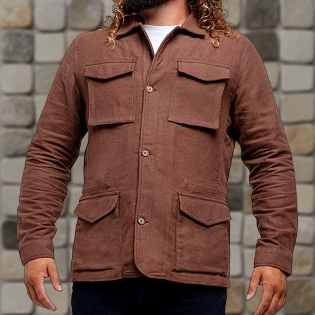 Vintage Mugsy Charles Grizzlies Jacket Mens Brown Sz L Vintage Mahogany Mugsy Jacket Size US L / EU 52-54 / 3 - 1 Thumbnail