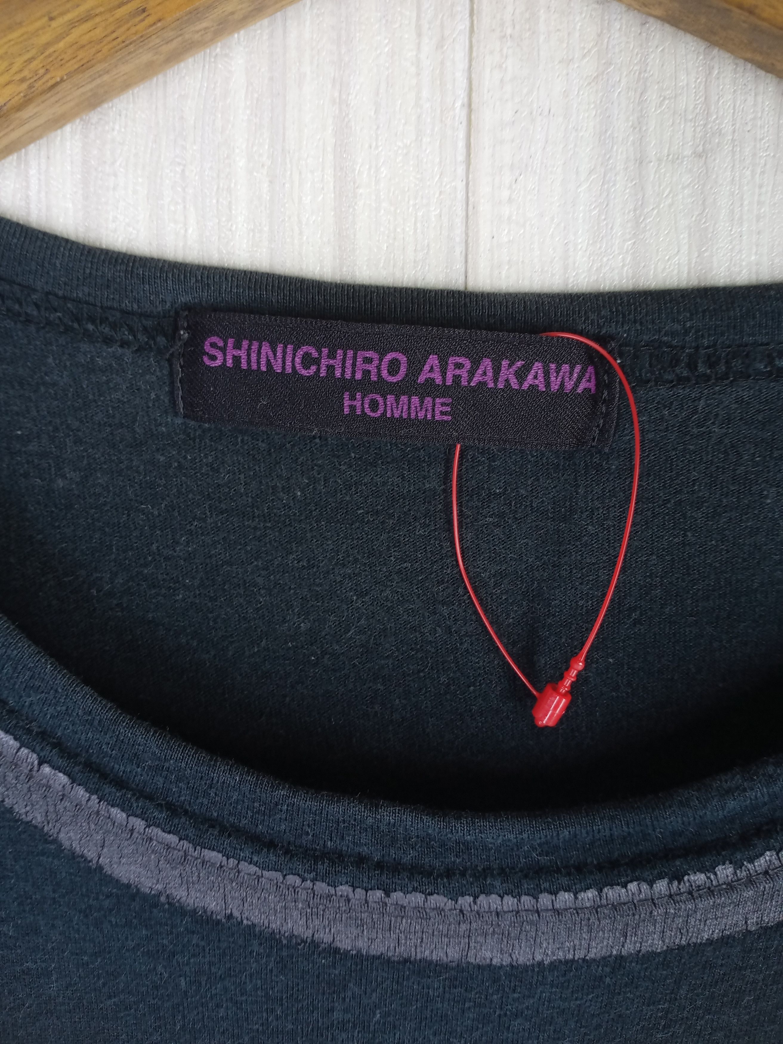 Japanese Brand Rare Vintage SHINICHIRO ARAKAWA HOMME Tshirt Size US M / EU 48-50 / 2 - 6 Thumbnail