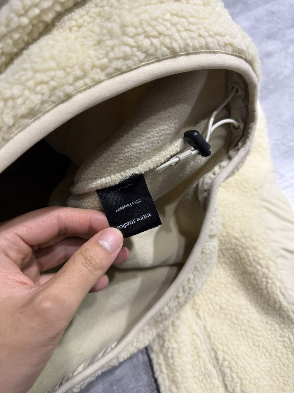 Entire Studios Entire Studios Fluffy Fleece V2 Hoodie - Dune Size US M / EU 48-50 / 2 - 5 Thumbnail