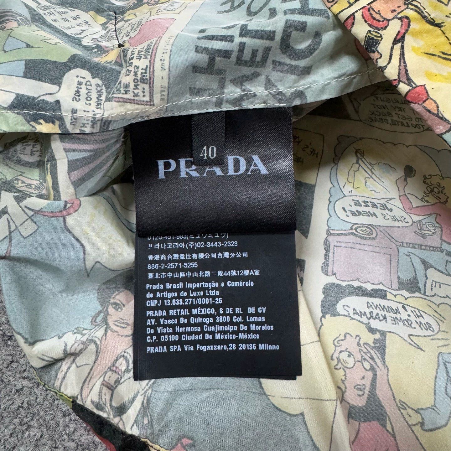 Prada Prada Collaboration Cartoon Hooded Windbreaker Size S / US 4 / IT 40 - 7 Thumbnail