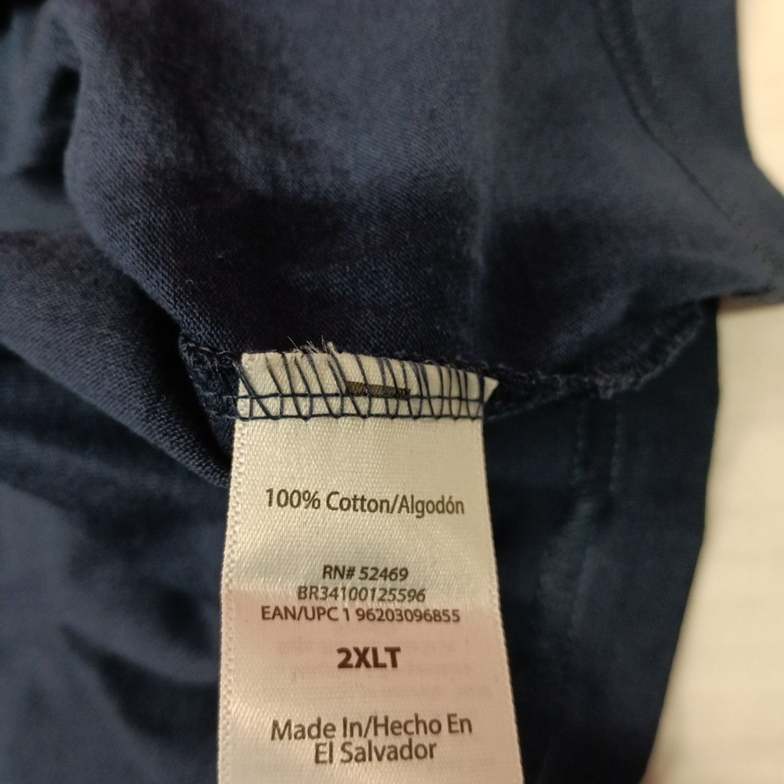 Other 2 Brahma Short Sleeve Work T-Shirt 2XLT 50-52 Blue Pocket Size US XXL / EU 58 / 5 - 7 Thumbnail