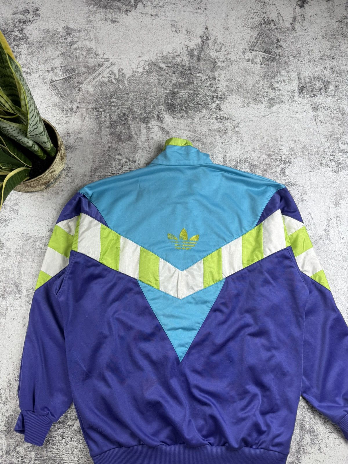Adidas Adidas Men’s Vintage M Y2K Retro Blue Logo Track Activewear Zip Light Jacket Size US M / EU 48-50 / 2 - 16 Thumbnail
