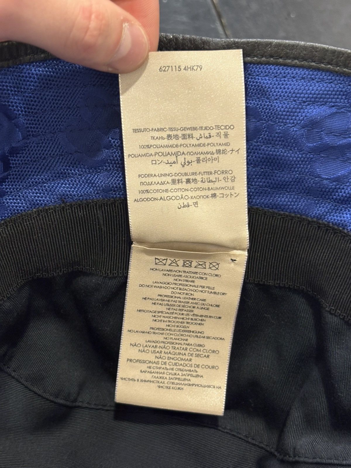 Gucci Gucci GG Monogram Bucket Hat Blue Size ONE SIZE - 7 Thumbnail