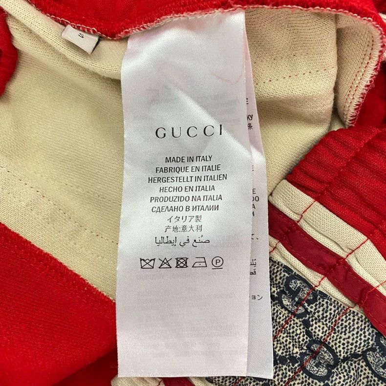 Gucci Gucci Size S Red side snake pattern old flower full print t Size US 30 / EU 46 - 4 Thumbnail