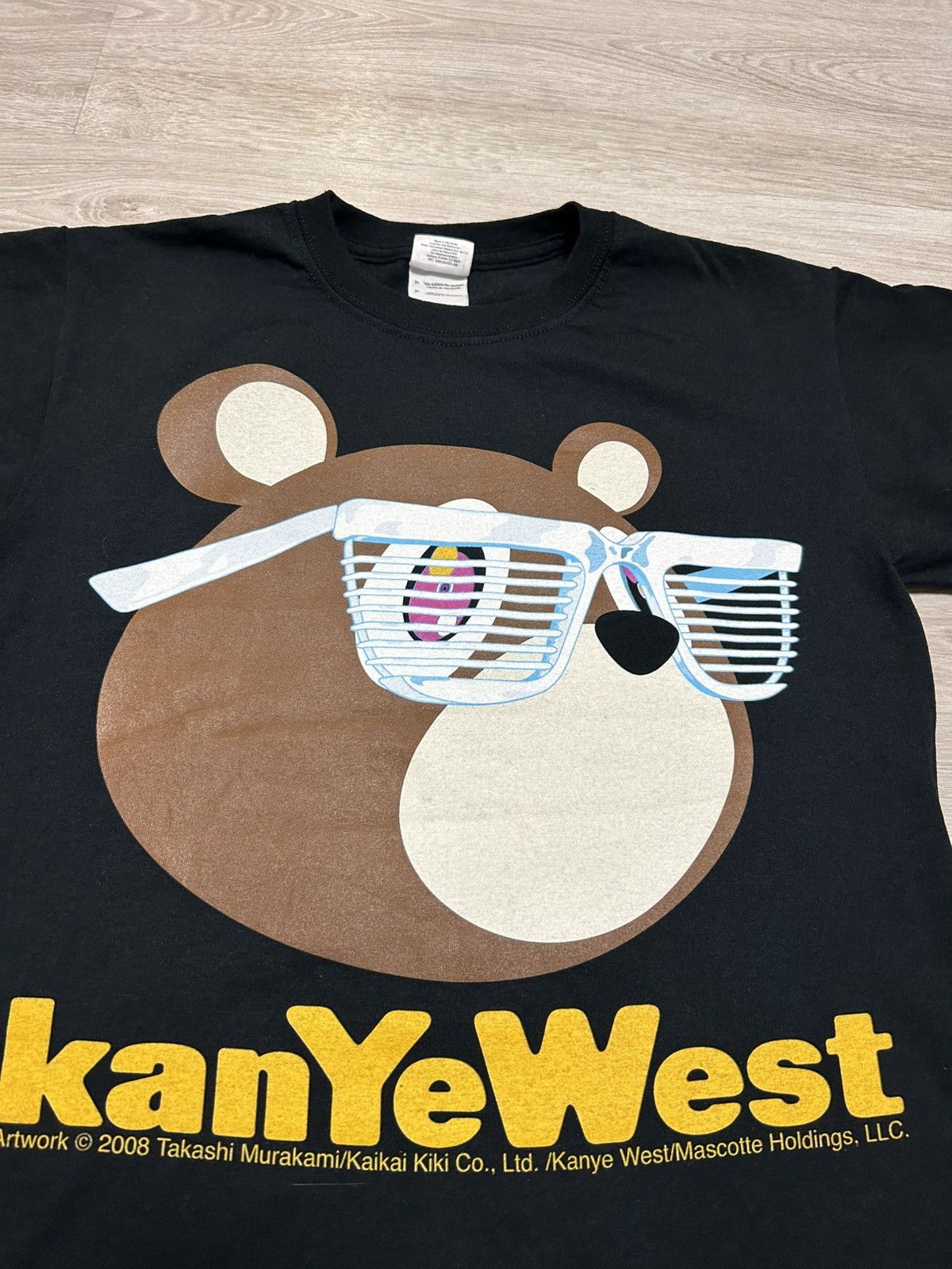 Kanye West Vintage Kanye West Bear big logo x Takashi Murakami 2008 Size US S / EU 44-46 / 1 - 2 Thumbnail