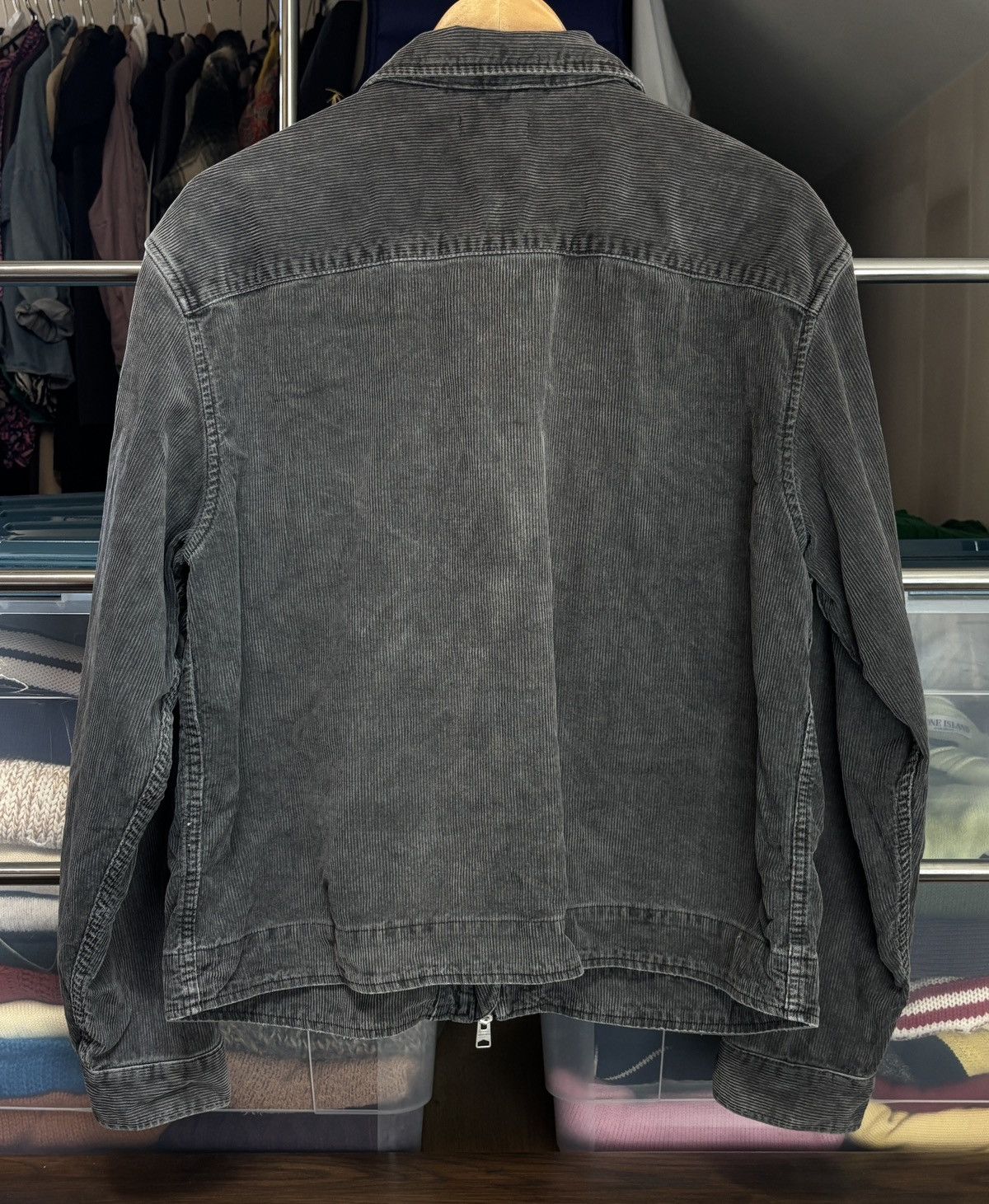 Allsaints AllSaints Vintage Corduroy Zip Up Light Bomber Jacket Rare Size US L / EU 52-54 / 3 - 5 Thumbnail