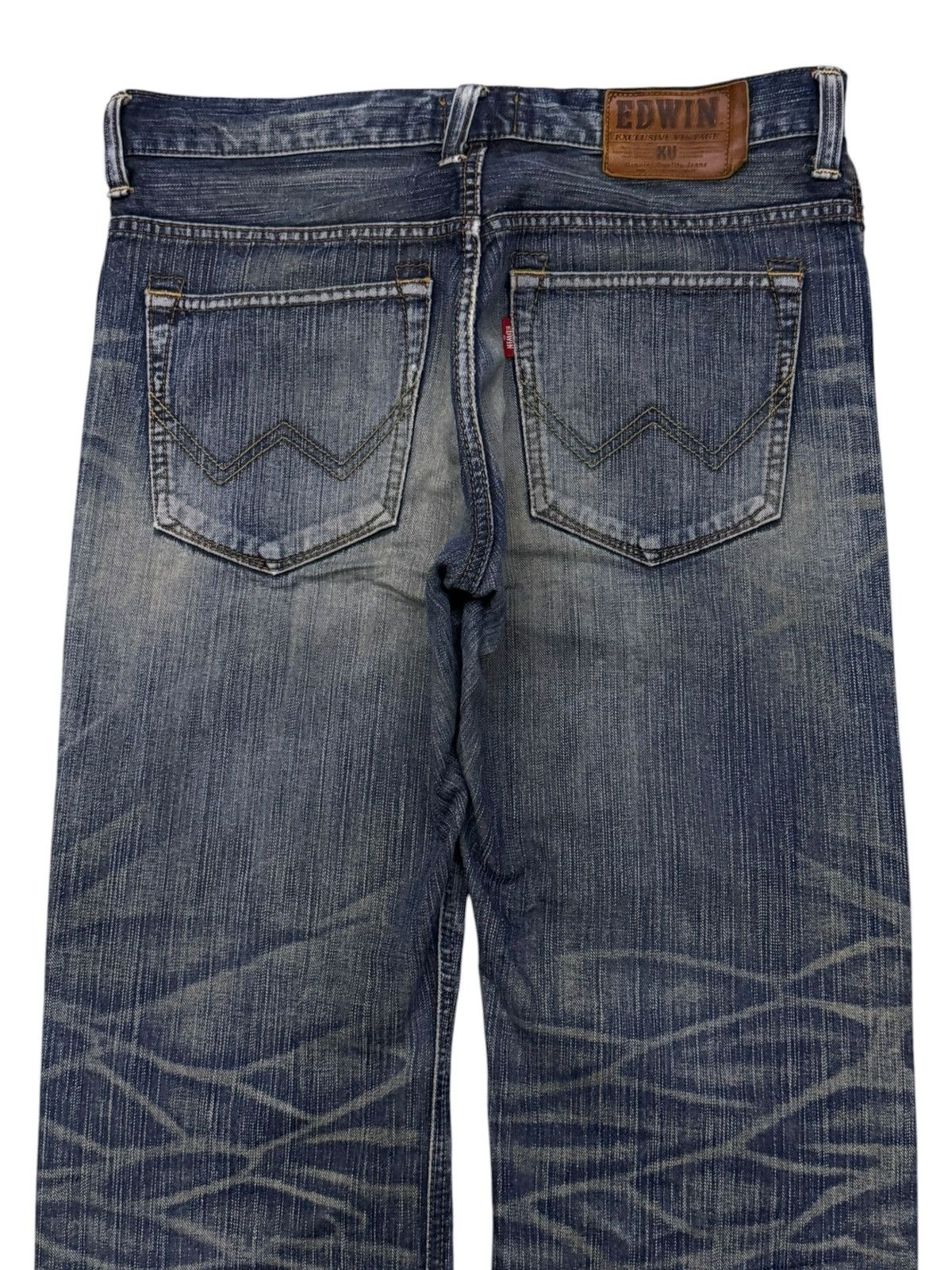 Edwin Vintage Edwin 404 XV Japan Denim Jeans | Loose Straight W35 Size US 35 - 5 Thumbnail