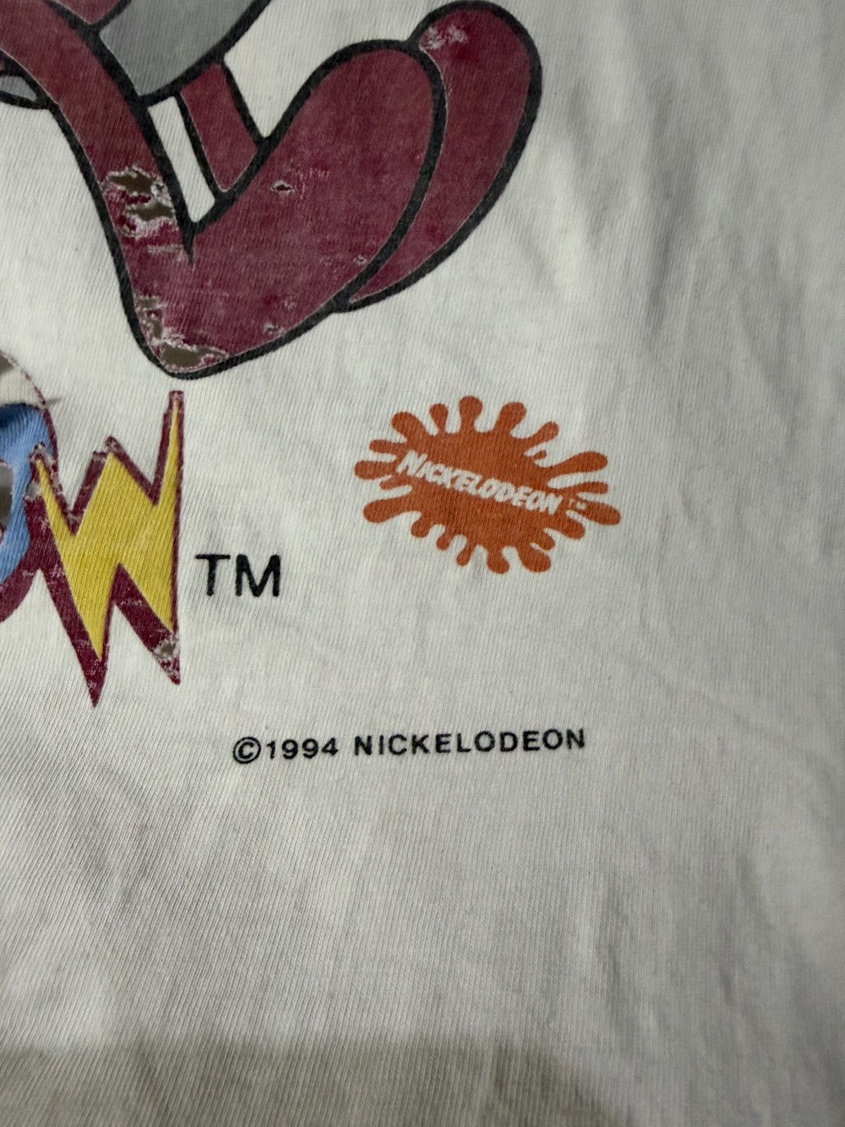 Nickelodeon Vintage 1984 Ren & Stimpy Show Nickelodeon Tee Size US L / EU 52-54 / 3 - 5 Thumbnail