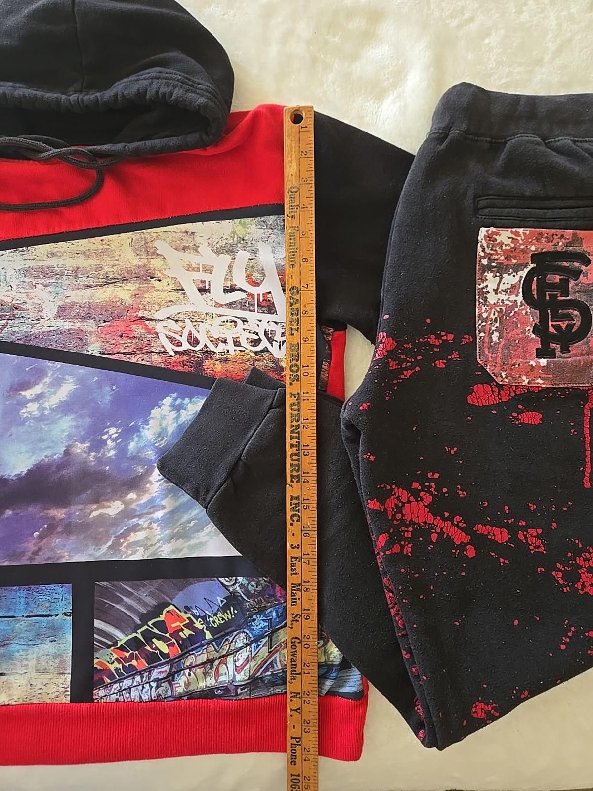 Other Fly Society Mens Jogger + Hoodie Sweatshirt Set 2 Pcs Size M Size US 30 / EU 46 - 8 Thumbnail