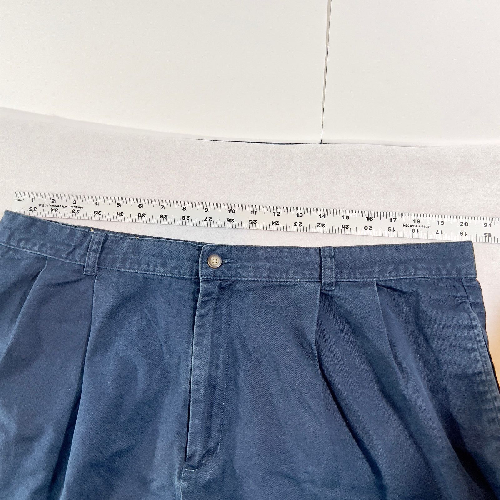 Cutter & Buck Cutter & Buck Men's Chino Short W42 Navy Vintage Hong Kong Size US 42 / EU 58 - 6 Thumbnail