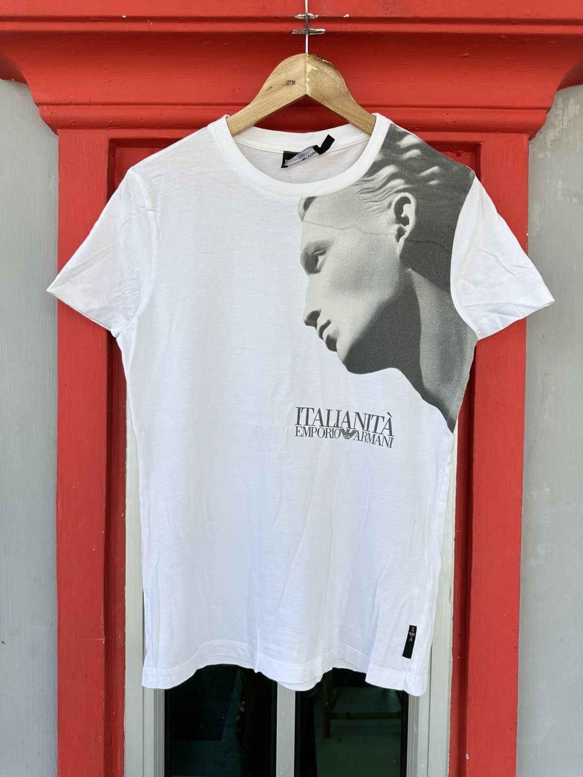 Emporio Armani Rare Vintage Emporio Armani Tee Size US M / EU 48-50 / 2 - 1 Thumbnail