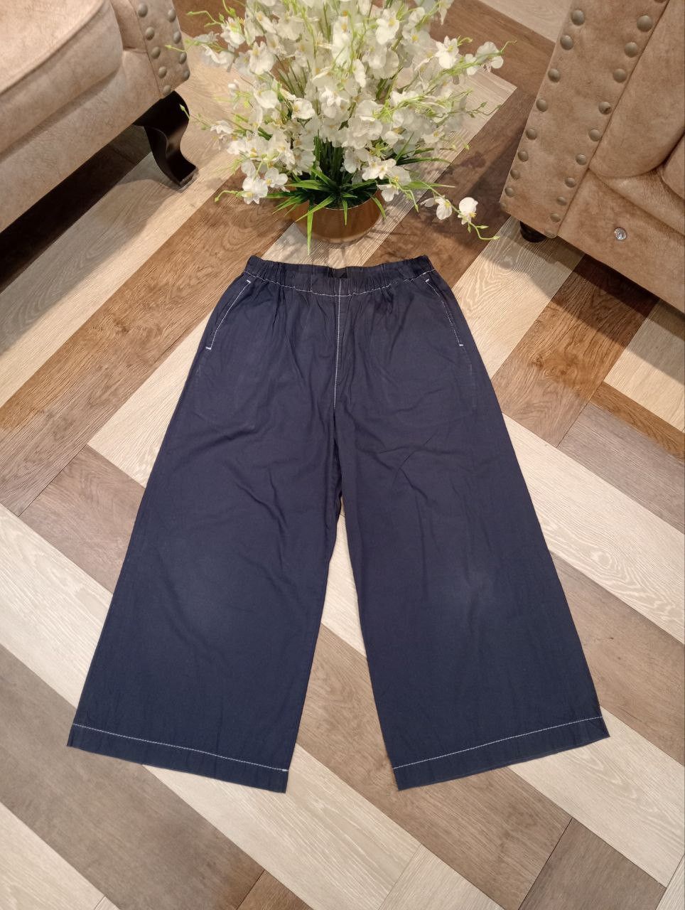 Tricot Comme des Garcons TRICOT COMME DES GARCONS AD2018 TC-P010 WIDE PANTS Size 27" / US 4 / IT 40 - 1 Thumbnail