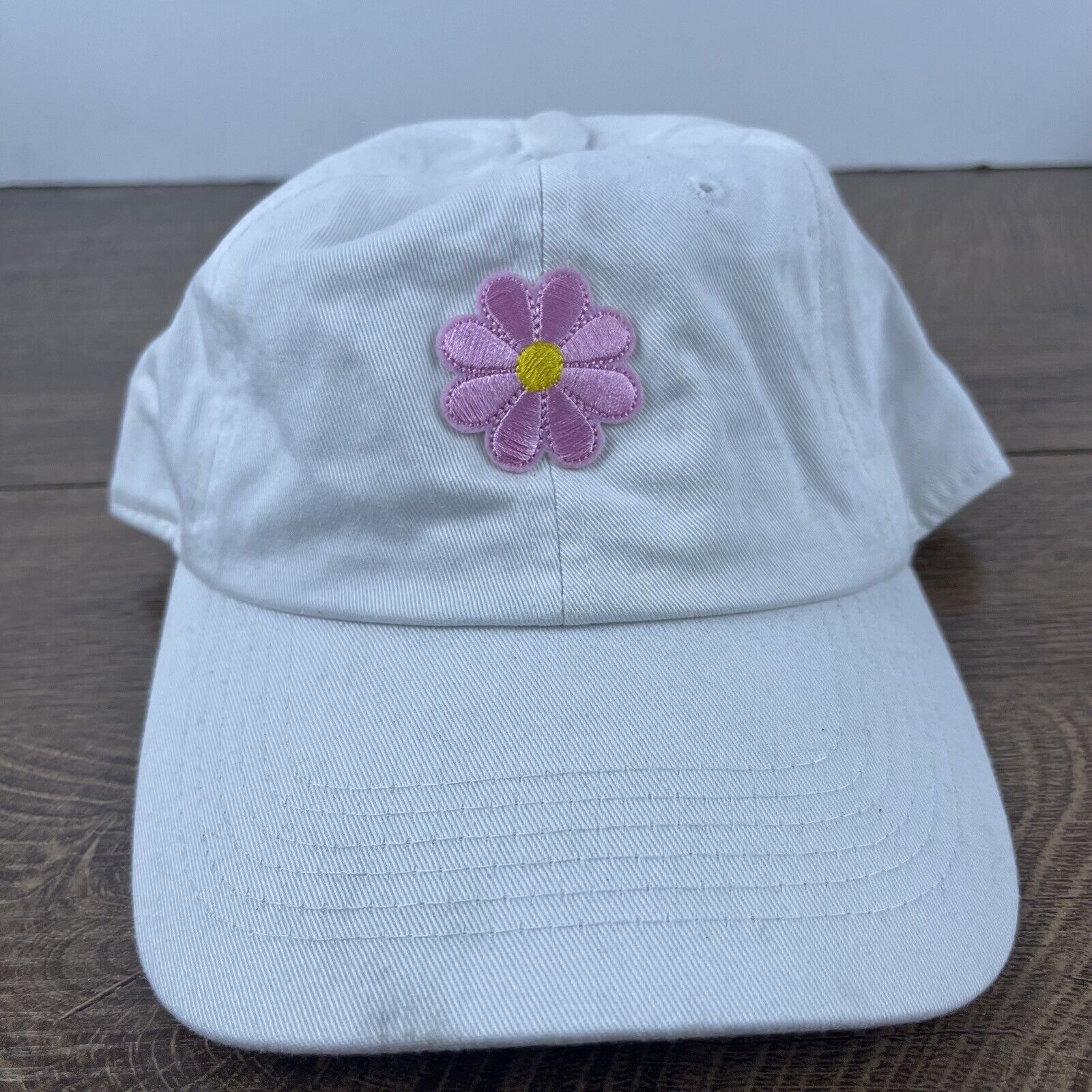 Other Pink Flower Hat Sunflower Adjustable Hat White Adjustable Ha Size ONE SIZE - 3 Thumbnail