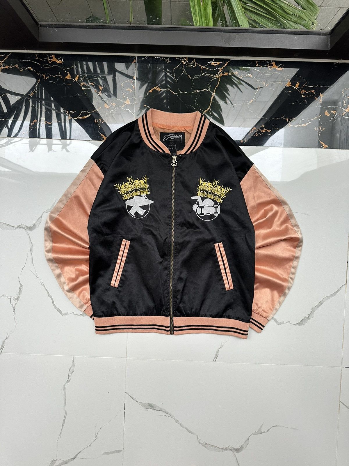 Stussy × Vintage STUSSY VINTAGE BIG LOGO STREETWEAR LIGHT JACKET Size S / US 4 / IT 40 - 3 Thumbnail