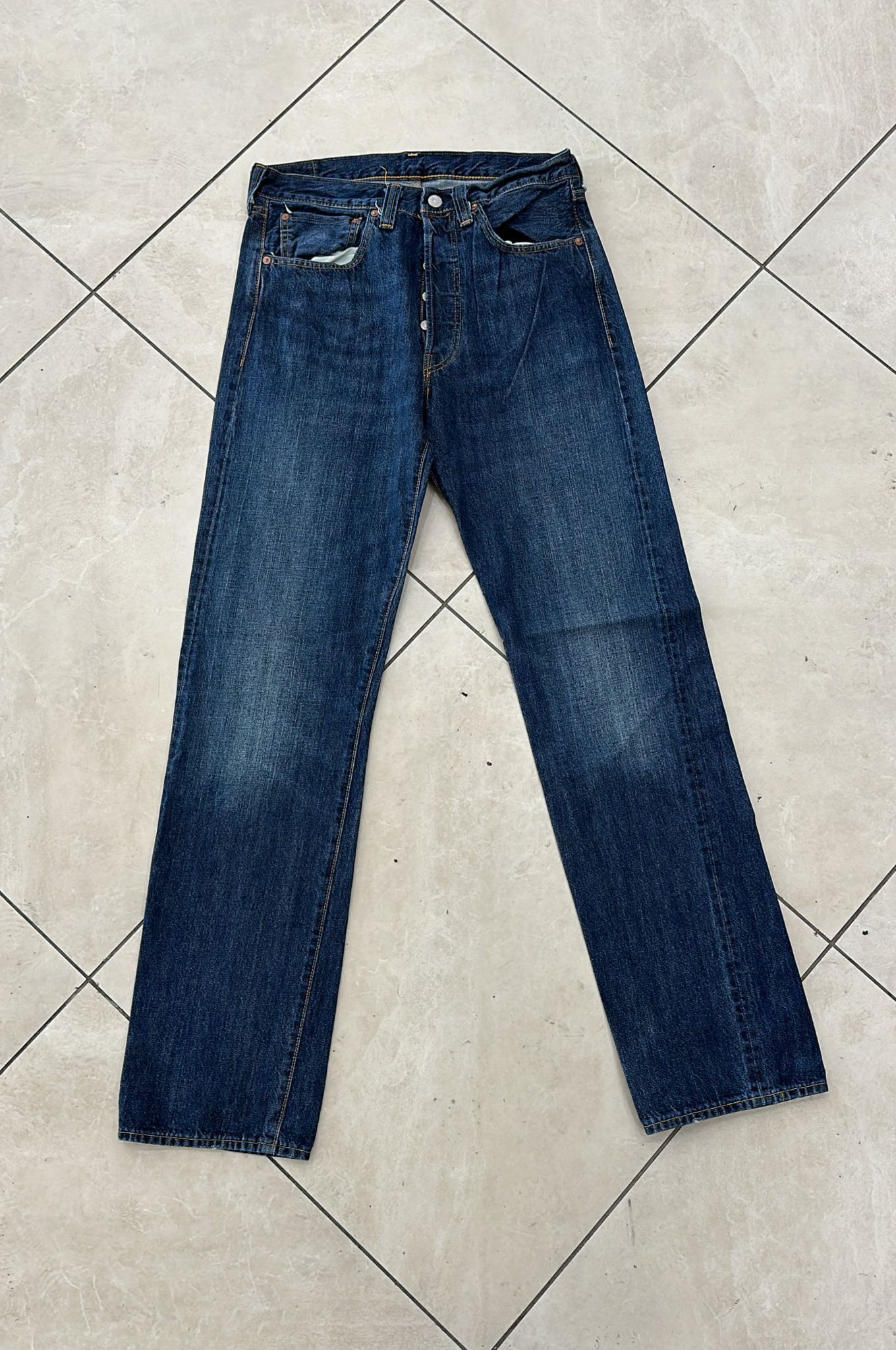 Levi's Vintage Clothing LVC Levi's Vintage Clothing 1947 501XX BigE Selvedge Jeans Size US 32 / EU 48 - 2 Thumbnail
