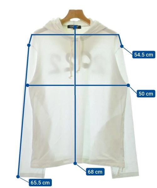 Comme des Garcons Homme Deux Hoodie Cotton 2022 Print Pullover Inseam Pocket White Size US M / EU 48-50 / 2 - 3 Thumbnail