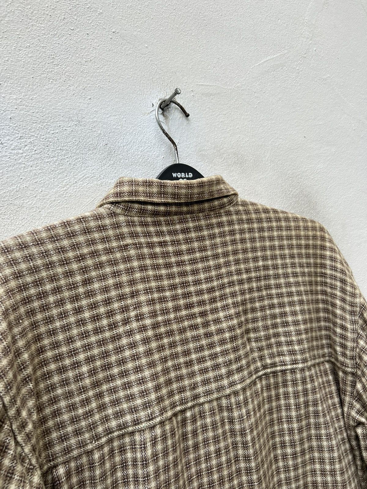 Girl Skateboards × Vintage Vintage 90s Bitch Skateboards Checkered Flannel Jacket Shirt Size US M / EU 48-50 / 2 - 16 Thumbnail