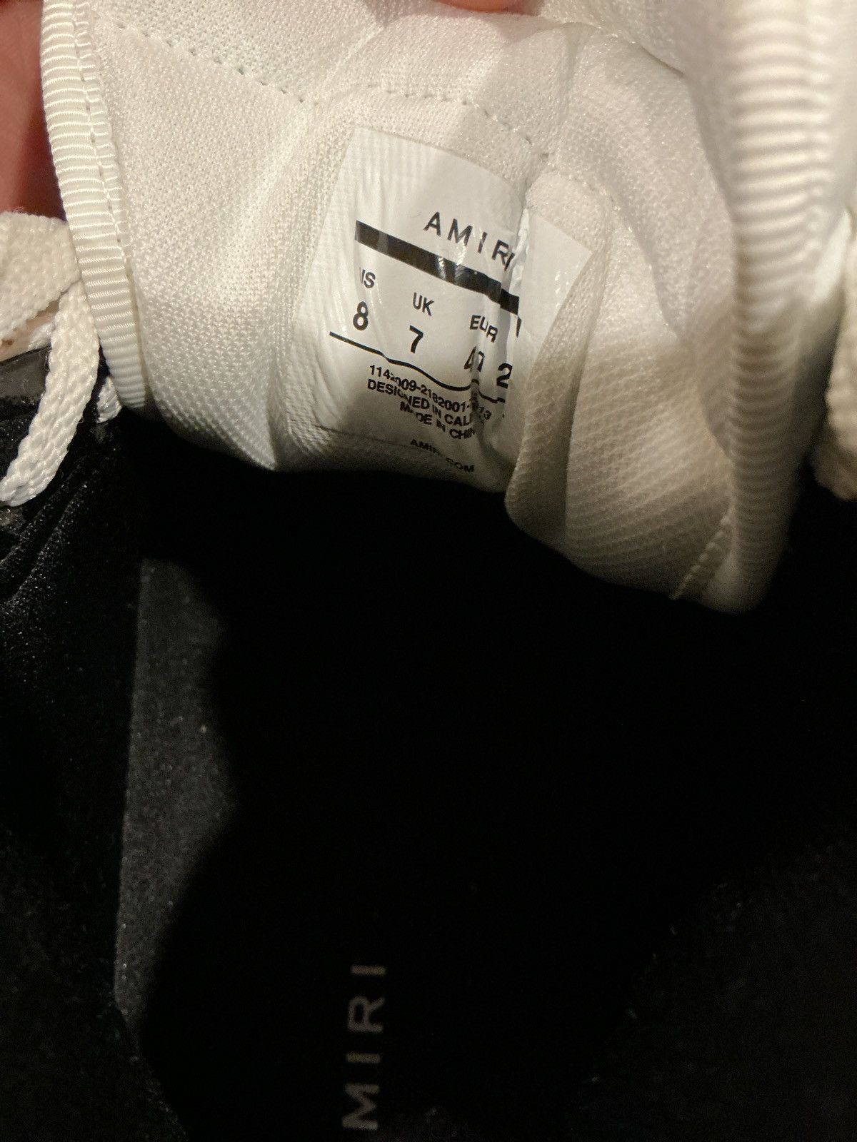 Amiri Amiri skel top hi Size US 8 / EU 41 - 1 Thumbnail