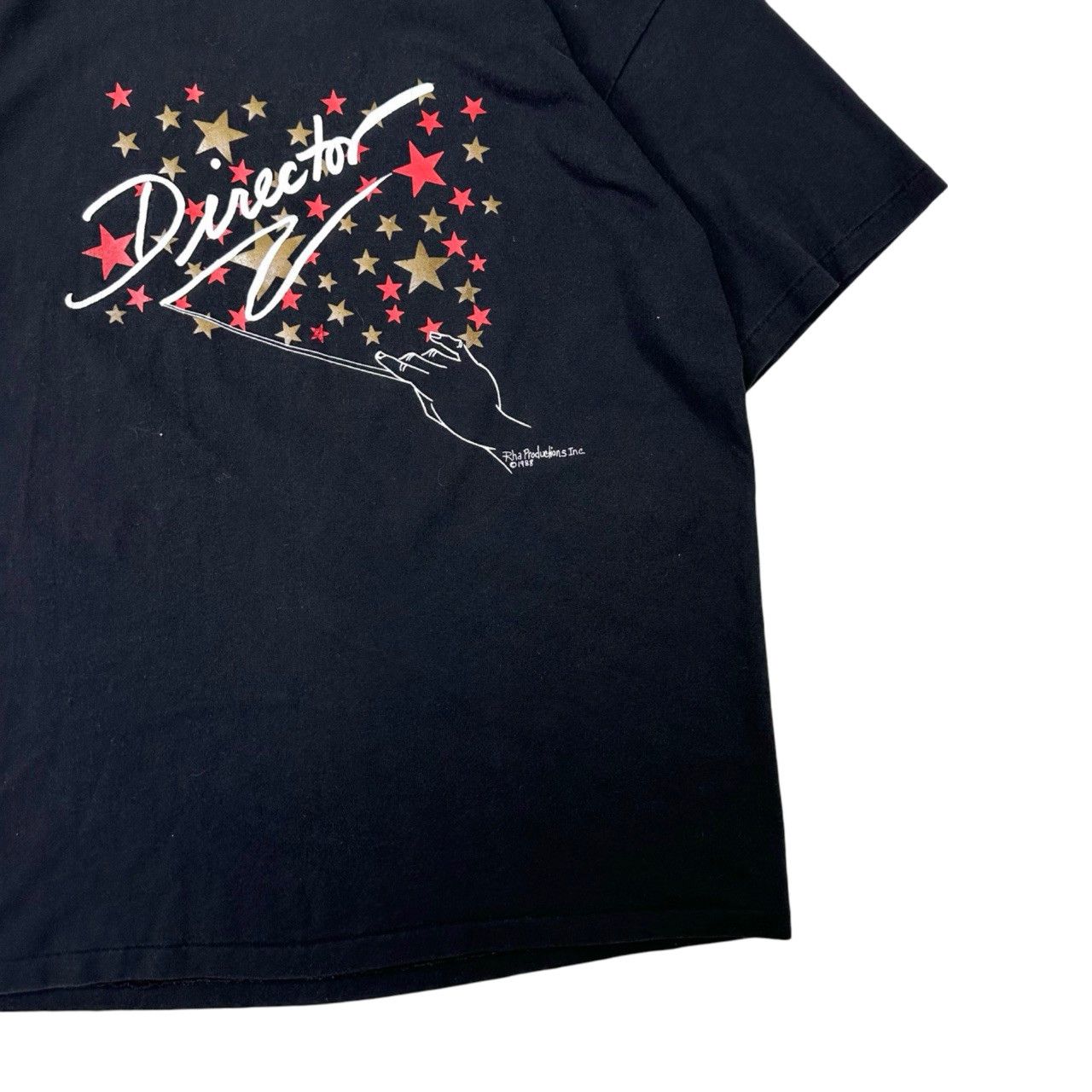 Vintage Vintage 80s Director Big Print Graphic T Shirt Size US L / EU 52-54 / 3 - 3 Thumbnail