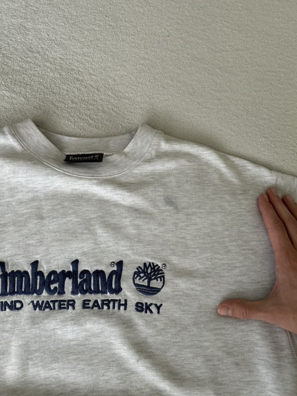 Timberland Vintage Timberland oversized Y2K grey sweater Size US M / EU 48-50 / 2 - 7 Thumbnail