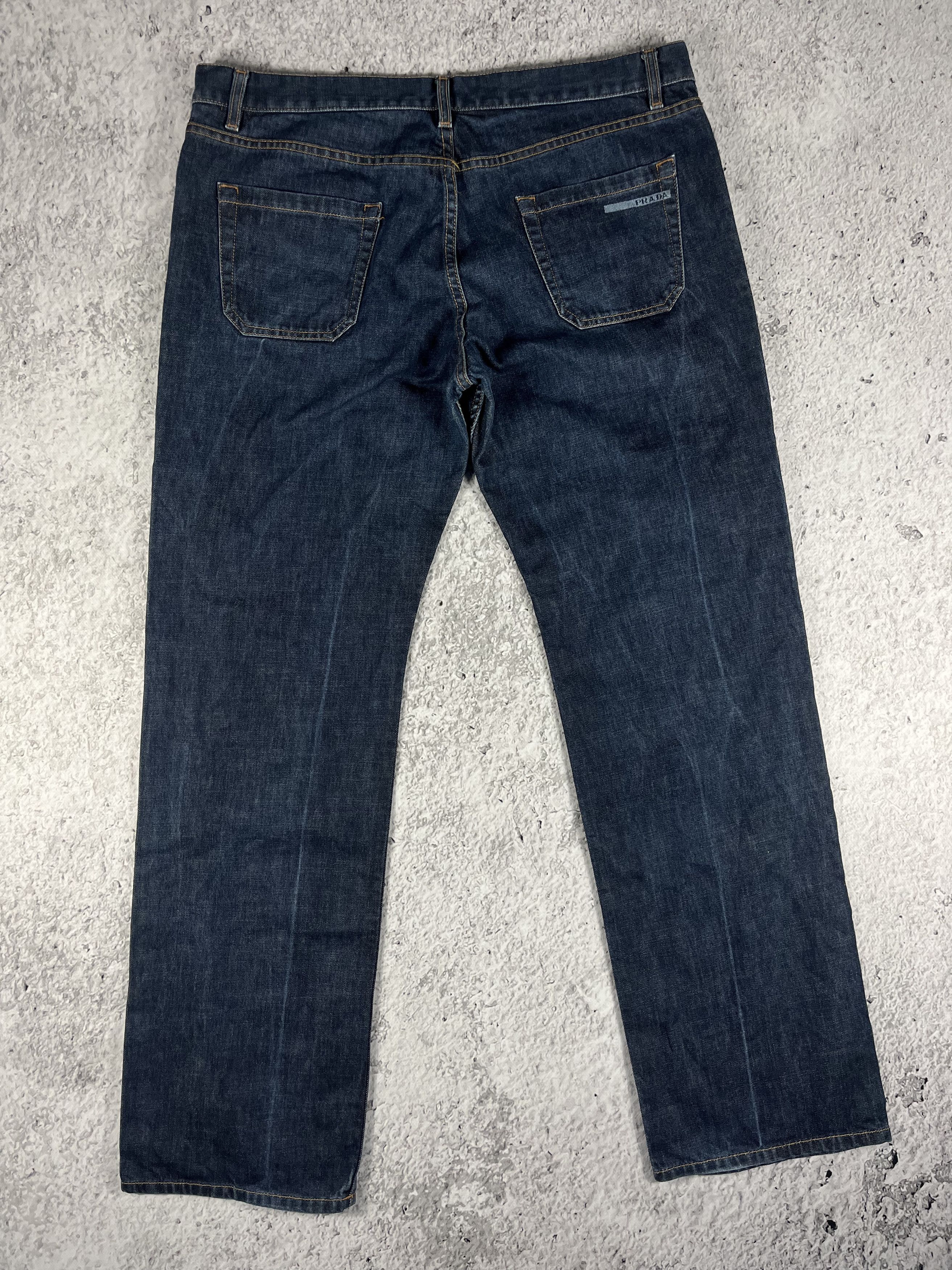 Prada × Vintage Prada jeans straight vintage denim pants | Grailed