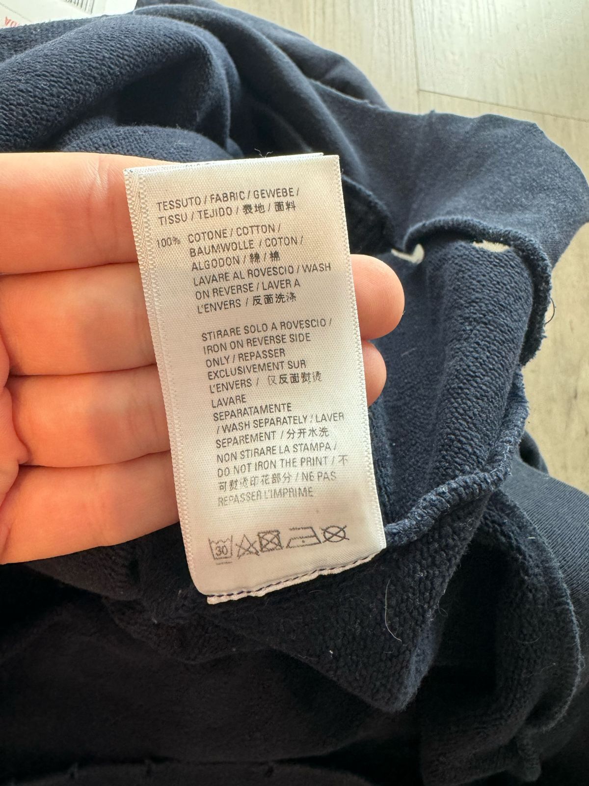 Balenciaga No Comment Hoodie Wide Fit Size US L / EU 52-54 / 3 - 7 Thumbnail