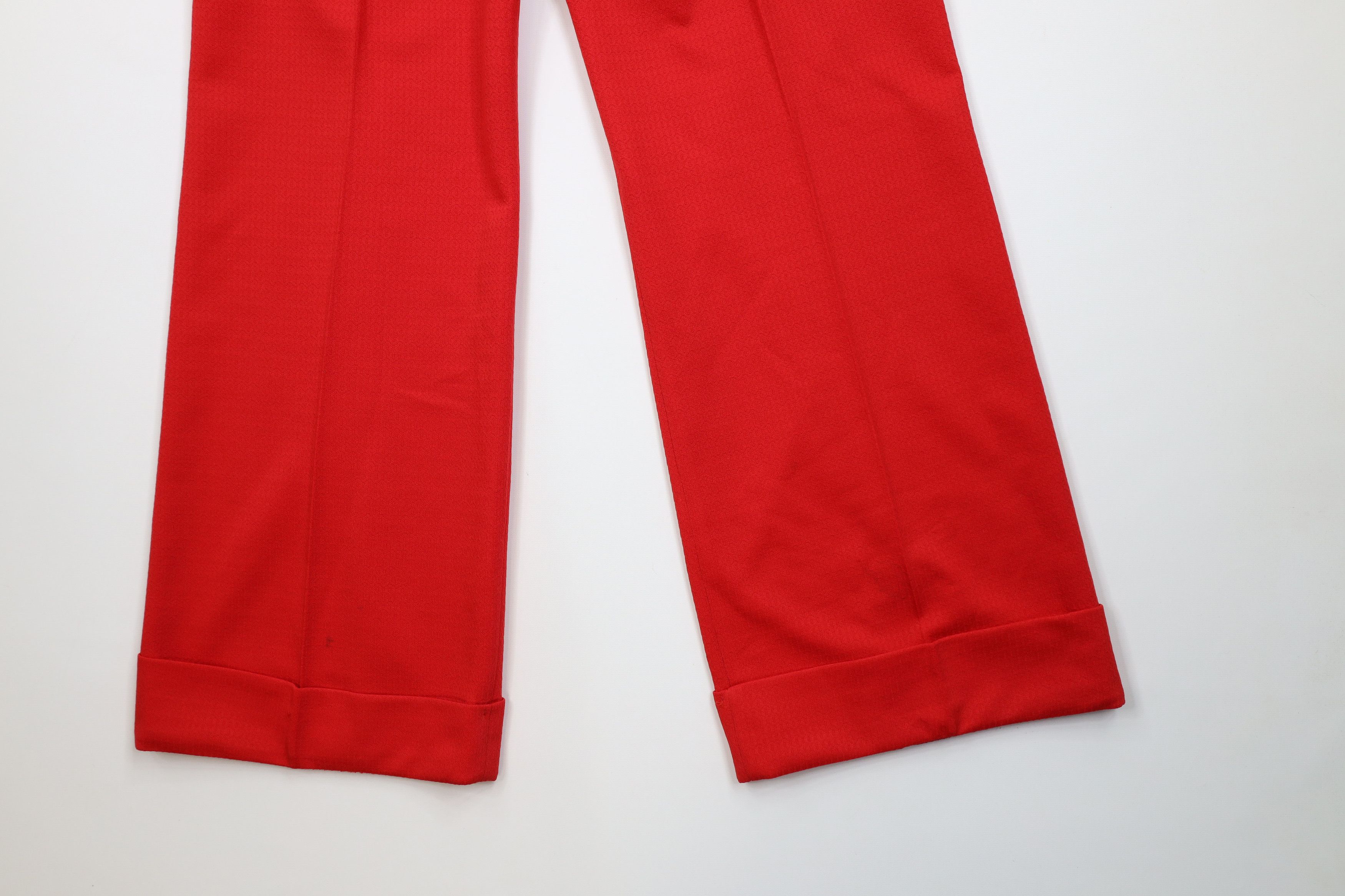 Vintage Vintage 60s 70s Streetwear Bell Bottoms Chino Pants Red USA Size US 36 / EU 52 - 15 Thumbnail