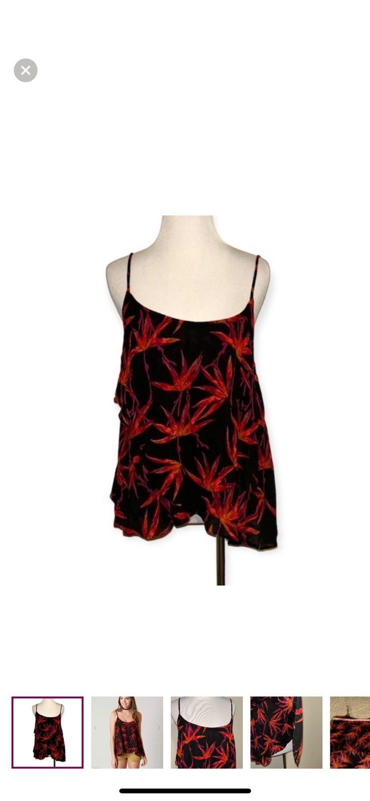 Free People Free people small women’s Simone tank‎ top Size S / US 4 / IT 40 - 1 Thumbnail
