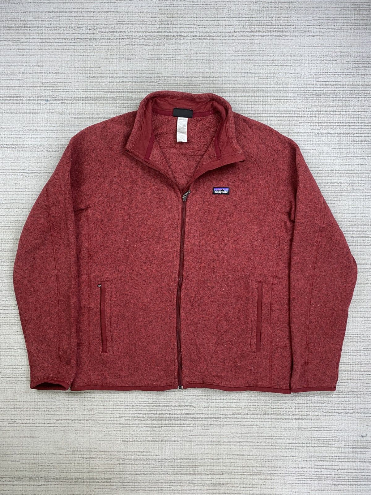 Patagonia Vintage Patagonia Maroon Fleece Jacket Size US L / EU 52-54 / 3 - 5 Thumbnail