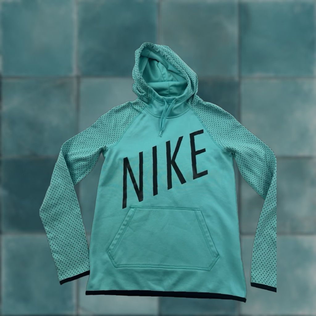 Nike Nike Hoodie Pullover Womens XS Green Turquoise Long Sleeve Dri-Fit Activewear Size XS / US 0-2 / IT 36-38 - 1 Thumbnail