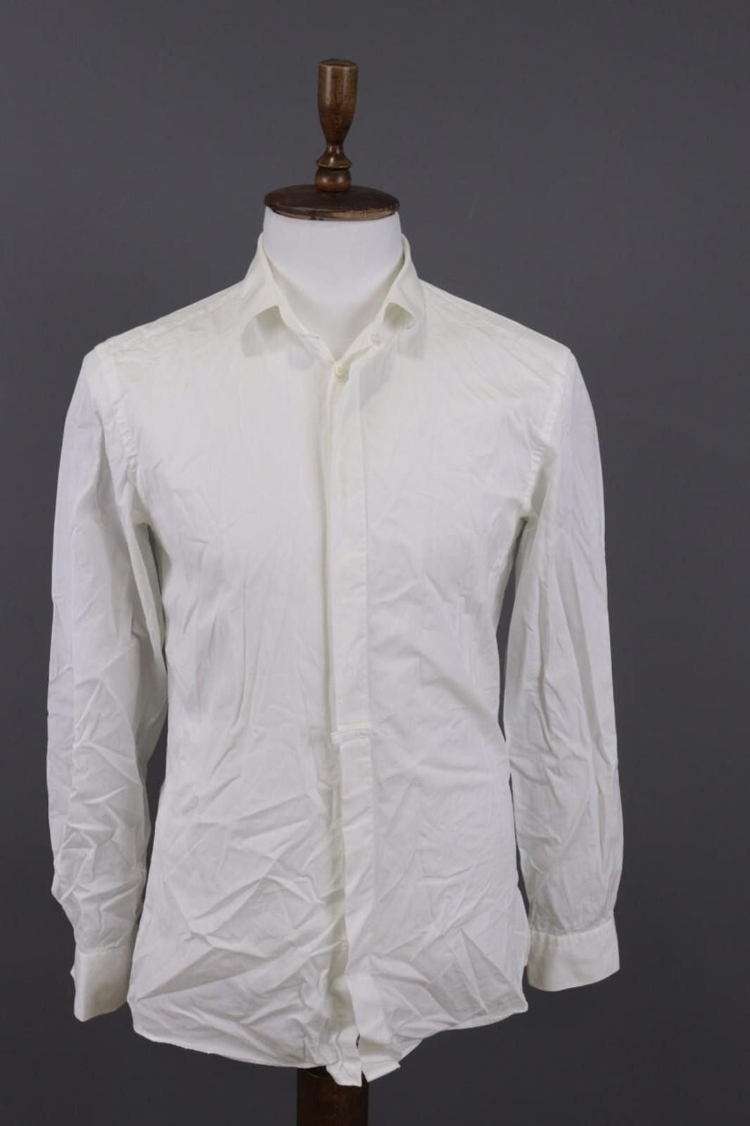 Neil Barrett Neil Barrett Slim Fit White Dress Shirt Size 16 / 41 Size US M / EU 48-50 / 2 - 1 Thumbnail