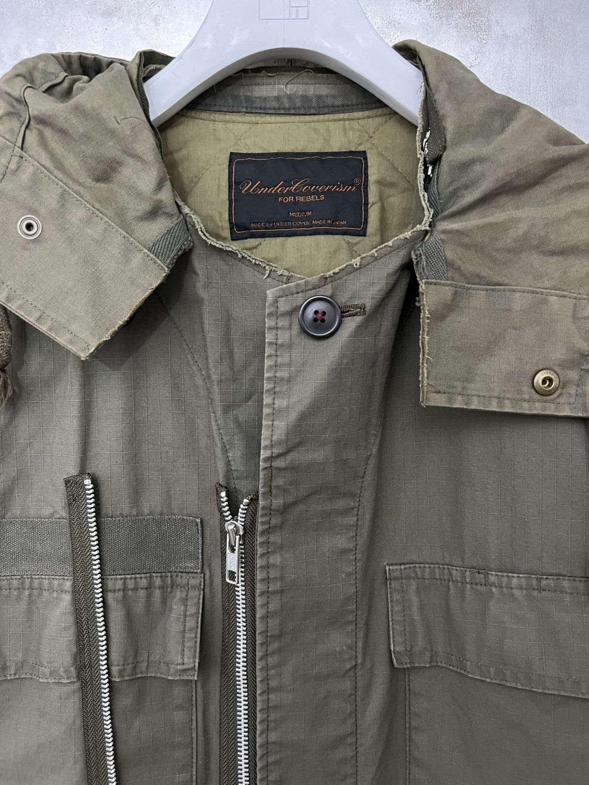 Undercover Undercover Autumn/Winter 2004 Hybrid Modular Military Jacket Size US L / EU 52-54 / 3 - 3 Thumbnail