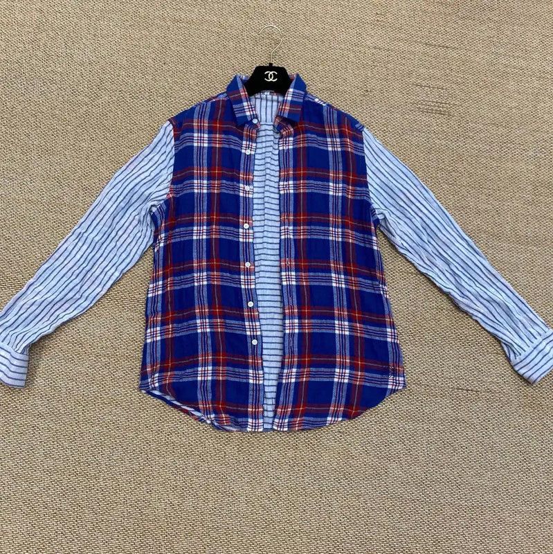 Loewe Loewe Color Block Cotton Shirt for Men 0089 Size US M / EU 48-50 / 2 - 1 Thumbnail