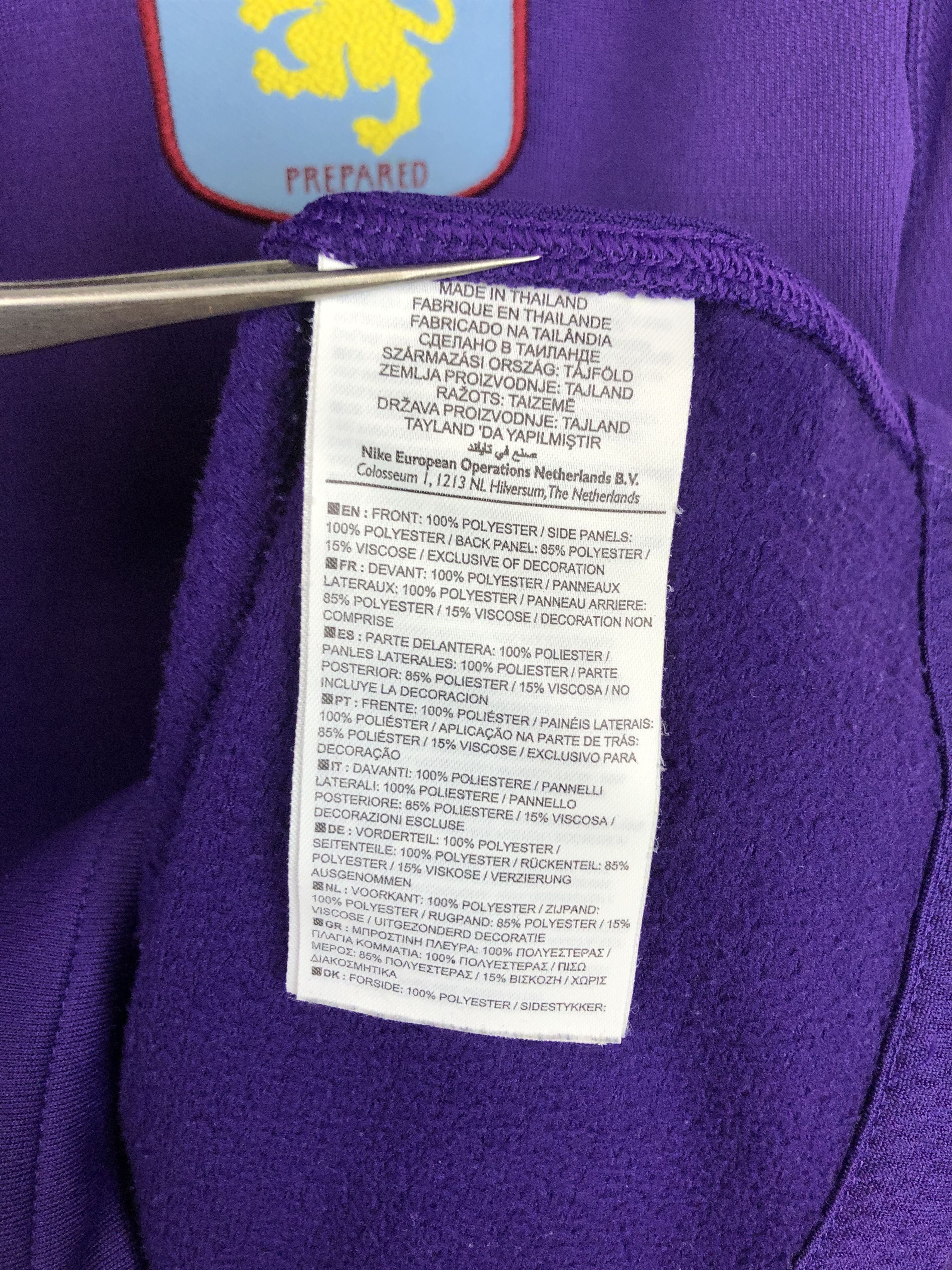 Nike Vintage Aston Villa Football Sweatshirt Train Jacket Track Size US L / EU 52-54 / 3 - 6 Thumbnail
