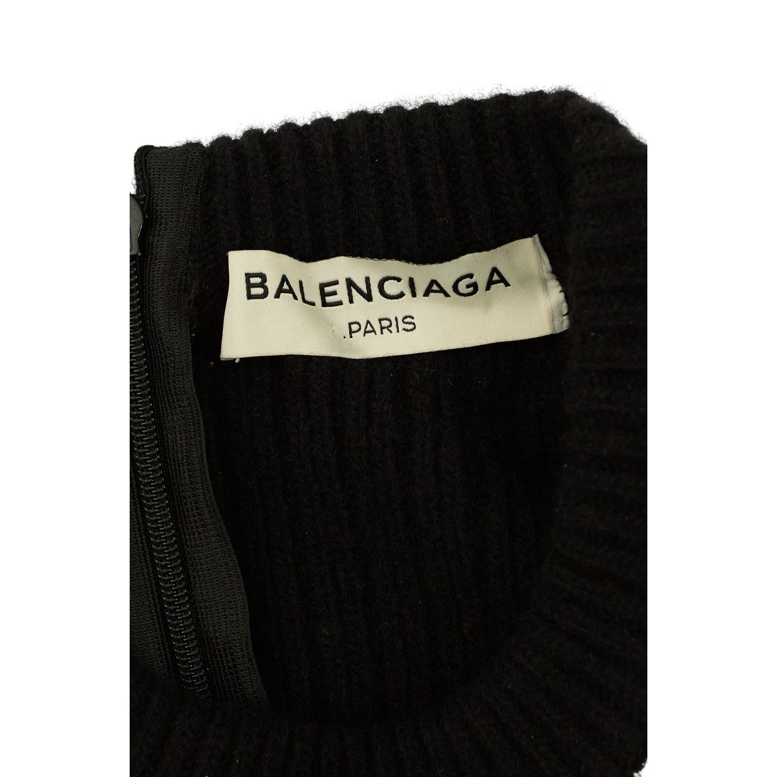 Balenciaga F/W 2013 Painted Wool Knit Dress Size XS / US 0-2 / IT 36-38 - 4 Thumbnail