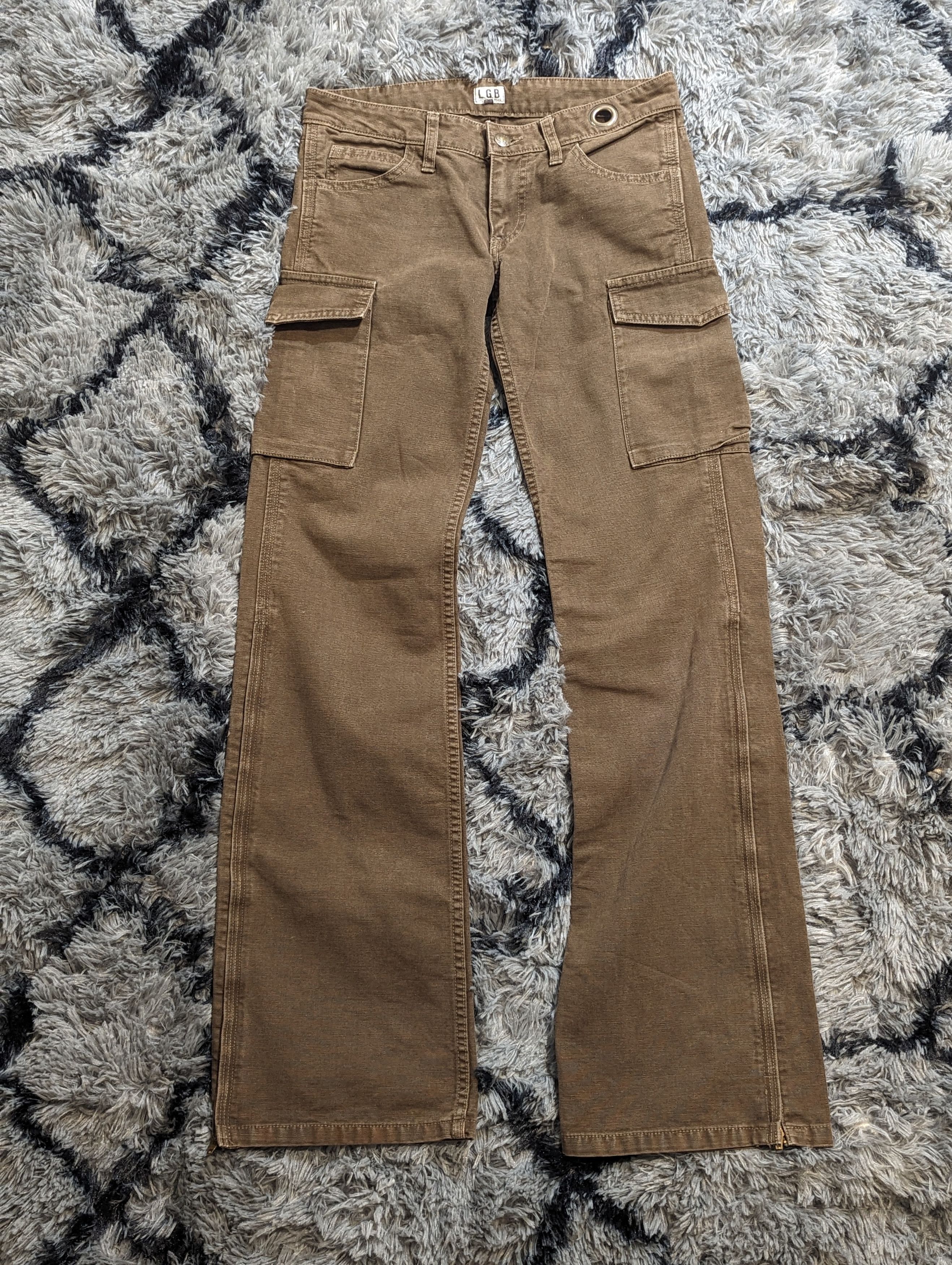 image of If Six Was Nine x Le Grande Bleu L G B Lgb Bootcut Cargos Size 28X32 in Brown, Men's