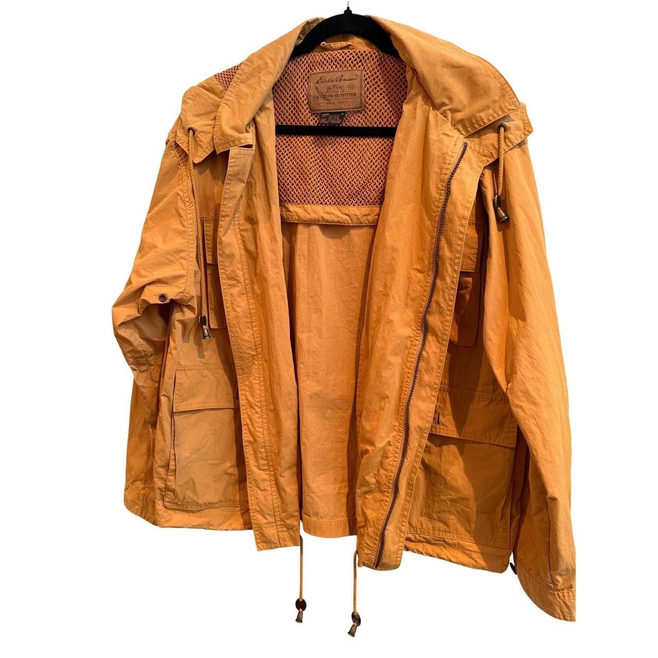 Eddie Bauer Vtg Eddie Bauer Mustard Ochre Hooded Field Utility Jacket L Size US L / EU 52-54 / 3 - 2 Thumbnail