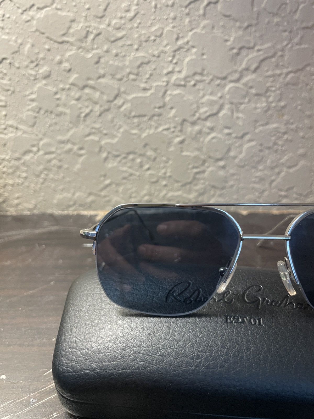 Robert Graham Enrico SLV 54-17 145 Sunglasses nwb Size ONE SIZE - 4 Thumbnail