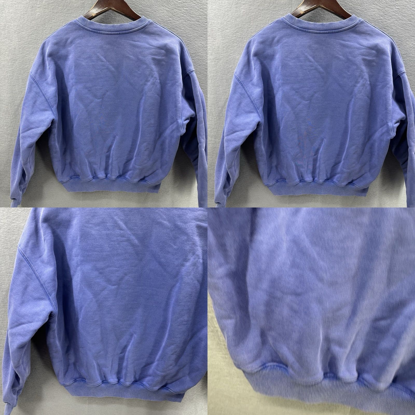 Minted New York VINTAGE Minted New York Women's Sweatshirt Pullover XS Purple All Seasons Embroidered Crewneck Activewear Size XS / US 0-2 / IT 36-38 - 8 Thumbnail