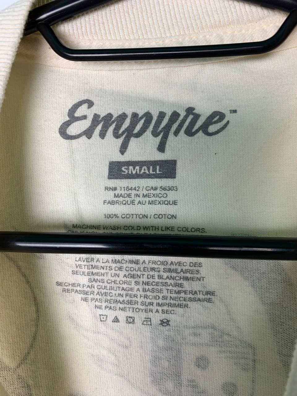 Empyre Empyre Graphic Print T-Shirt Cotton White Sz S Size US S / EU 44-46 / 1 - 5 Thumbnail
