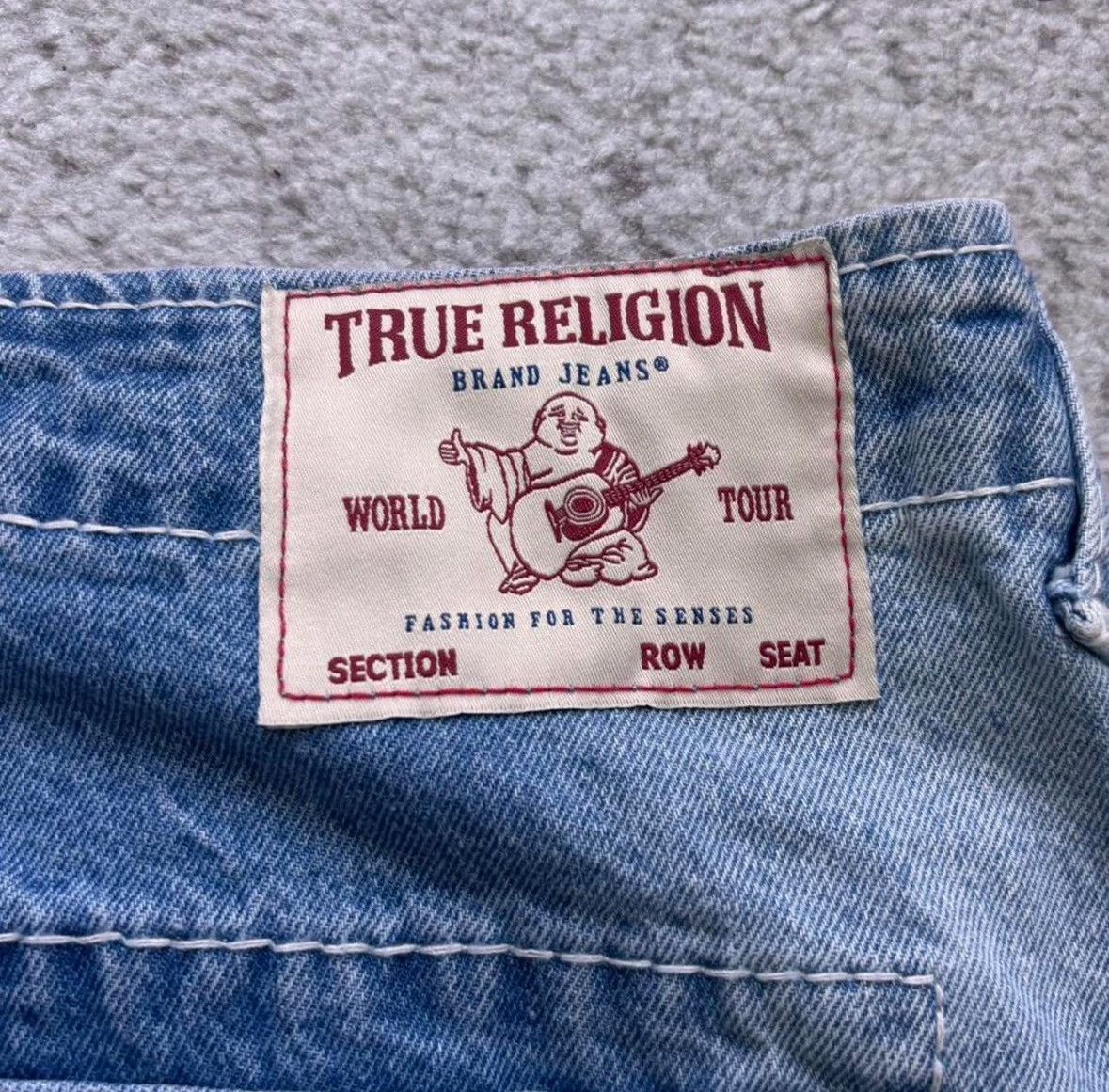 True Religion True Religion Frayed Baggy Jeans Size US 34 / EU 50 - 5 Thumbnail