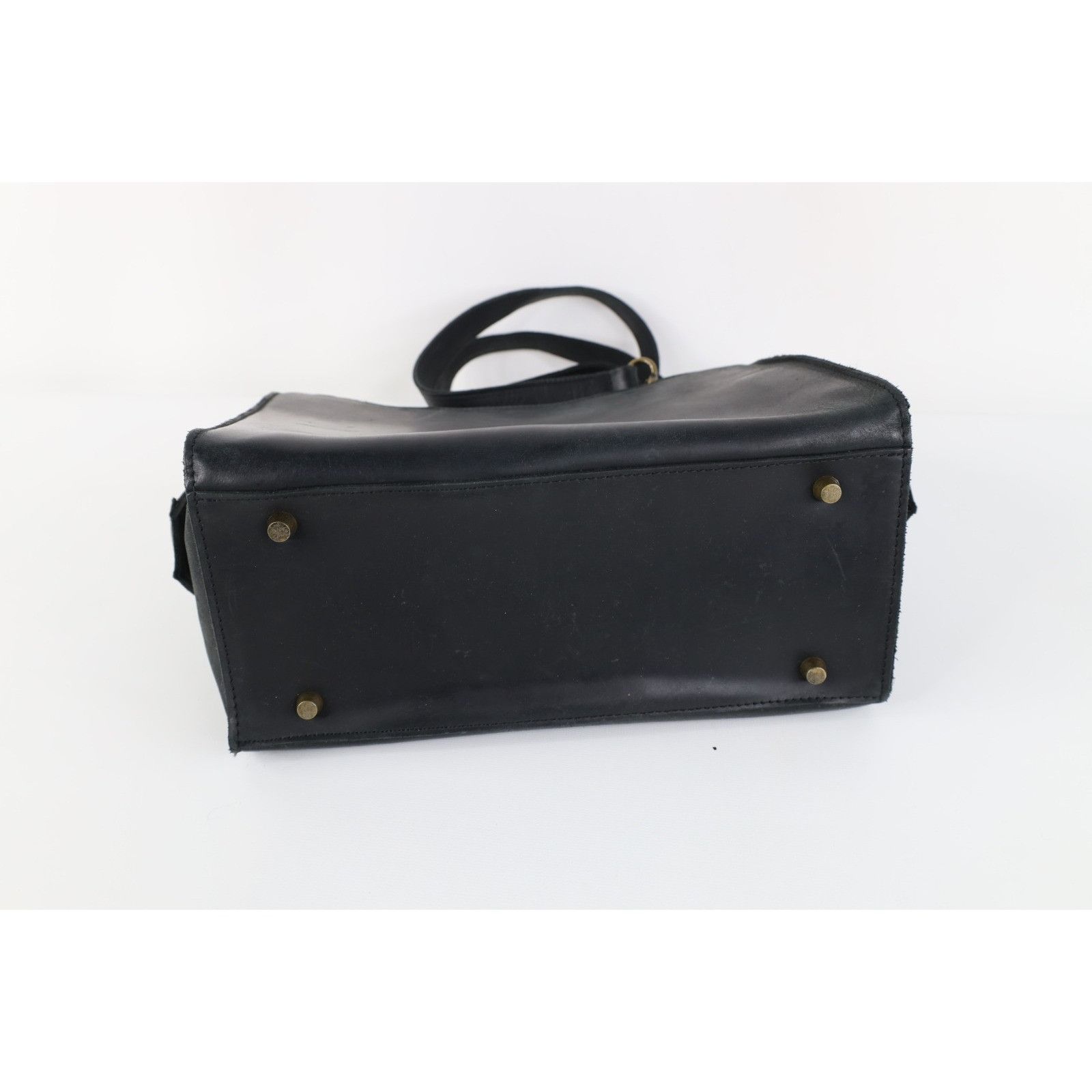 Vintage Baseballism Glove Leather Handled Game Day Purse Bag Black Size ONE SIZE - 7 Thumbnail